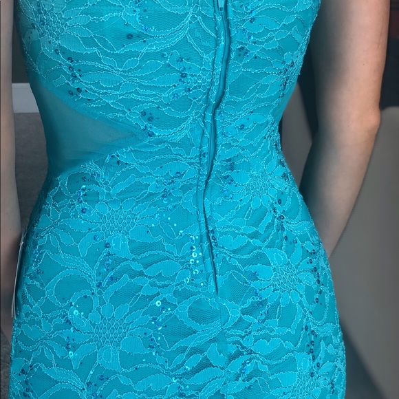 NWT Teal cocktail/party dress 👗 - Picture 3 of 4
